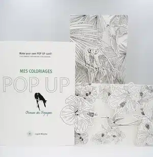 Mes Coloriages Pop Up - Oiseaux des Tropiques