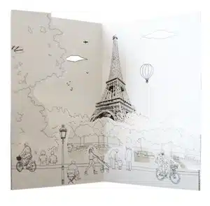 Mes Coloriages Pop Up - Tour Eiffel