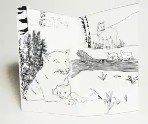 Mes Coloriages Pop Up - Le Loup