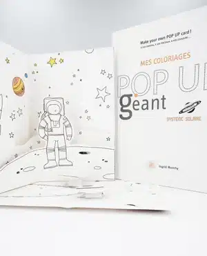 Mes Coloriages Pop Up - Système Solaire